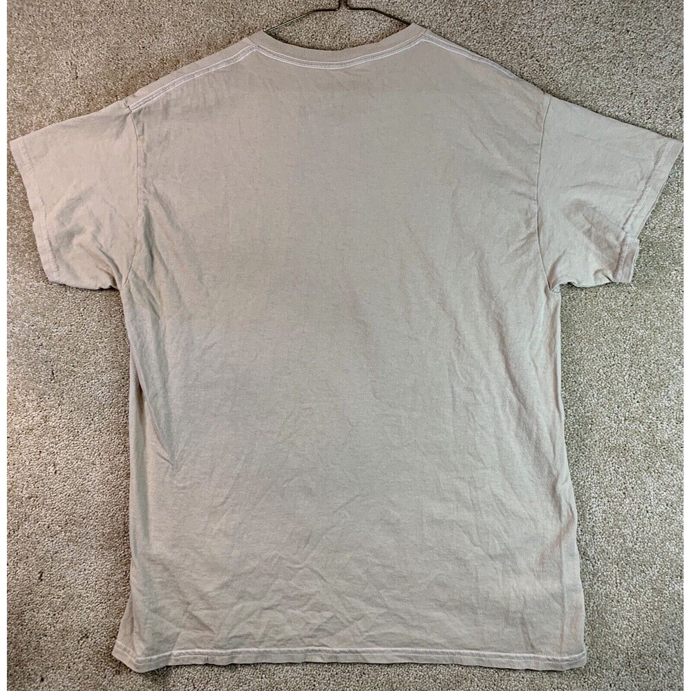 The Notorious B.I.G. Biggie Smalls Tan Graphic Short Sleeve T Shirt Mens Medium - Picture 2 of 5